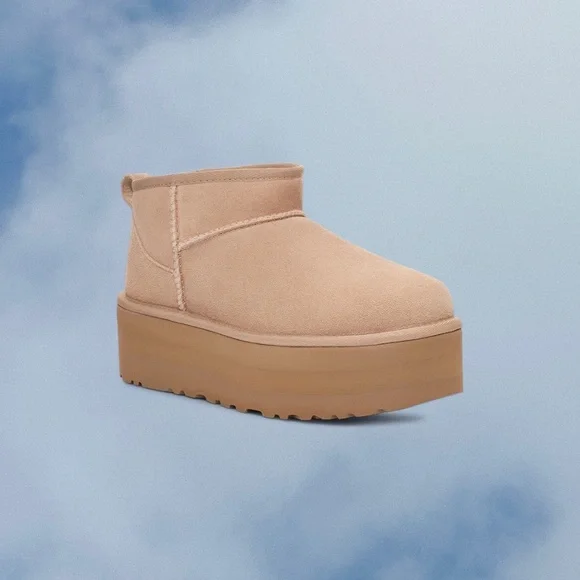 Ugg Classic Ultra Mini Platform Womens （sand）new release hot